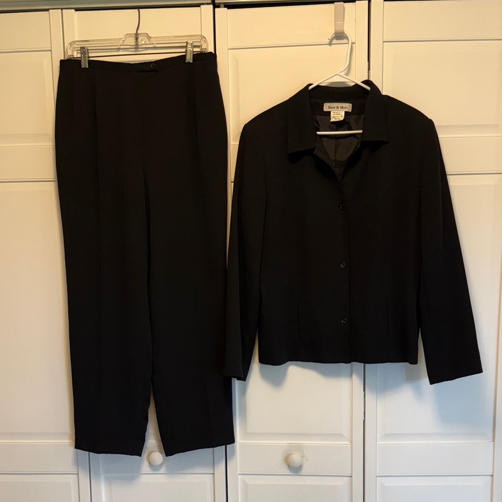 Dana Kay Elegant Black Pantsuit